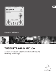 tube ultragain mic200