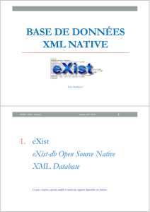 base de données xml native - Ivan Madjarov