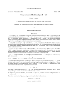 Composition de Mathématiques D – (U)