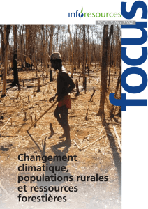 Changement climatique, populations rurales et