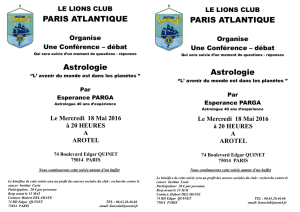 PARIS ATLANTIQUE Astrologie PARIS ATLANTIQUE Astrologie