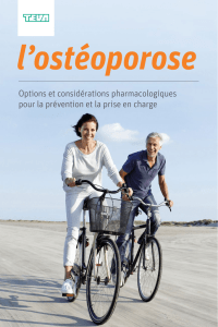 l`ostéoporose - Les solutions pharmaceutiques Teva