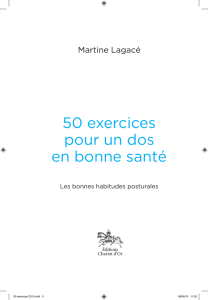 50 exercices pour un dos en bonne santé