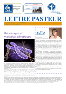 Lettre 6 - Institut Pasteur du Maroc