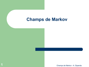 Champs de Markov - Serveur pédagogique UFR Sciences et