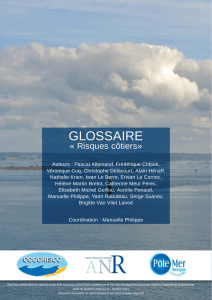 GLOSSAIRE - Les risques côtiers