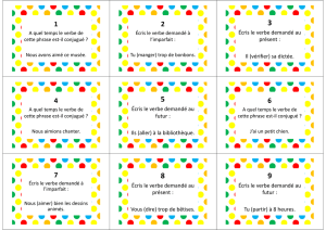 Quiz marathon Conjugaison CM debut d`année