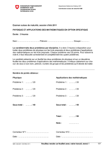 Examen de maturité