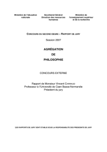 RAPPORT COMPLET DÉFINITIF - La philosophie dans l`Académie