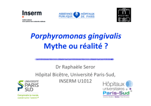 P. Gingivalis et PR : Mythe ou réalité ? - Dr R. Seror
