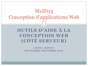 Bibliothèques et frameworks Web côté serveur