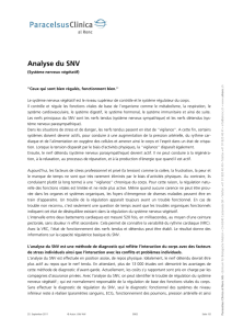 Analyse du SNV - Paracelsus Klinik Al Ronc