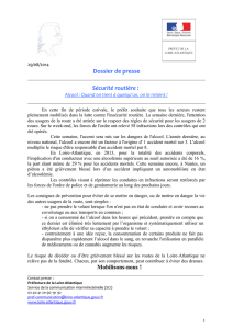 Dossier de presse Sécurité routière - Préfecture de Loire