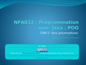 CM4-2 : Java, polymorphisme - Mickaël Martin