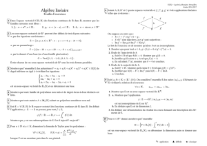 Exercices : Algèbre linéaire - Les maths en ECS2 à La Bruyère