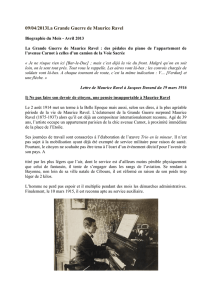 09/04/2013La Grande Guerre de Maurice Ravel