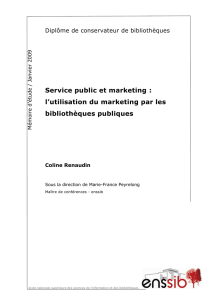 Service public et marketing : l`utilisation du marketing par