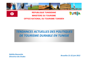 Le développement touristique en Tunisie a été