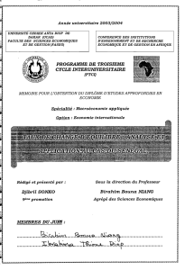 Taux de change d`équilibre - Professeur Moustapha Kassé