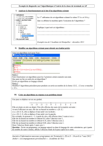 le document fourni aux stagiaires