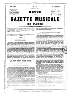 gazette musicale - Hemeroteca Digital
