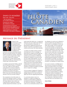 Volume 4, no. 1 - Canadian Marine Pilots Association