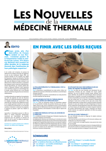 médeciNe ThermaLe