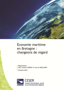 Rapport du CESER Economie maritime en