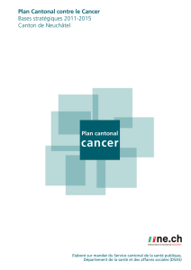 Plan cantonal contre le cancer
