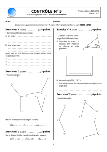 Contrôle 2015 - CAPES de Maths