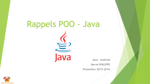 Rappels POO et Java