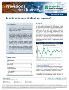 Le dollar américain a-t-il atteint son maximum?