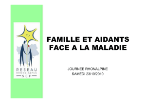 FAMILLE ET AIDANTS (2) - Drs Brudon et Durand Dubief