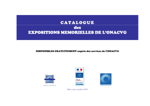 Catalogue expos 2014
