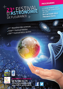 programme Festival 2013.indd - Festival d`astronomie de Fleurance