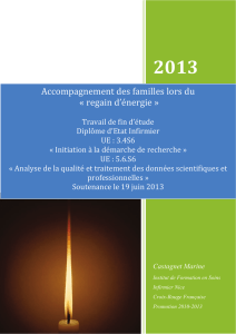 Lire le TFE « Accompagnement des familles lors du "regain d`énergie"