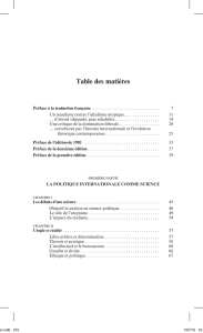 Table des matières - Editions de l`Université de Bruxelles