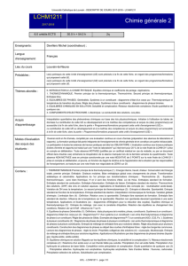 Chimie générale 2