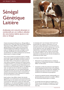 Sénégal Génétique Laitière - CGSpace