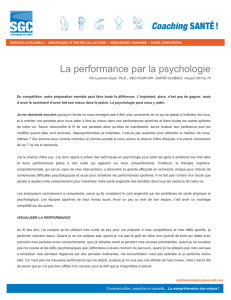 La performance par la psychologie