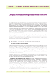 L`impact macroéconomique des crises bancaires