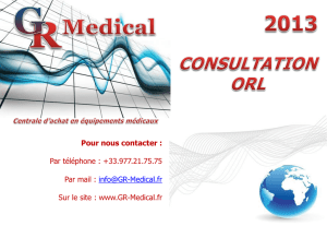 GR MEDICAL - Consultation ORL