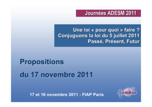 ADESM propositions d`amélioration 2011-11-17