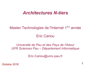 Architectures N-tiers