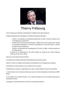 Thierry Frébourg - Savoirs et Perspectives