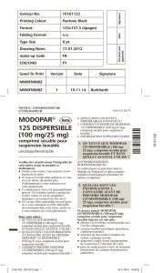 MODOPAR® 125 DISPERSIBLE (100 mg/25 mg)