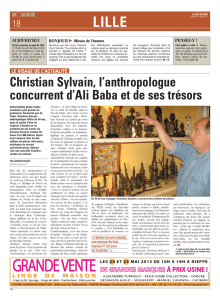 Christian Sylvain, l`anthropologue concurrent d`Ali Baba et de ses