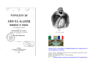 Napoléon III et Abd-el-Kader, Charlemagne et - Miages
