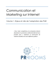 Communication et Marketing sur Internet - PR