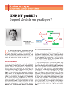 BNP, NT-proBNP : lequel choisir en pratique ?